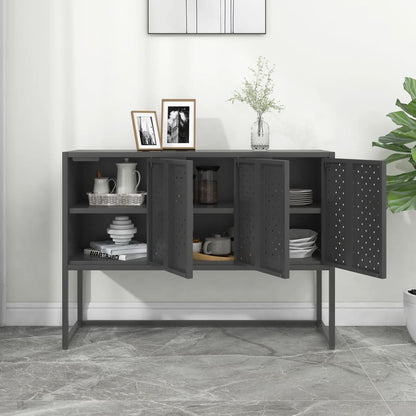335870 vidaXL Sideboard Anthracite 105x35x75 cm Steel