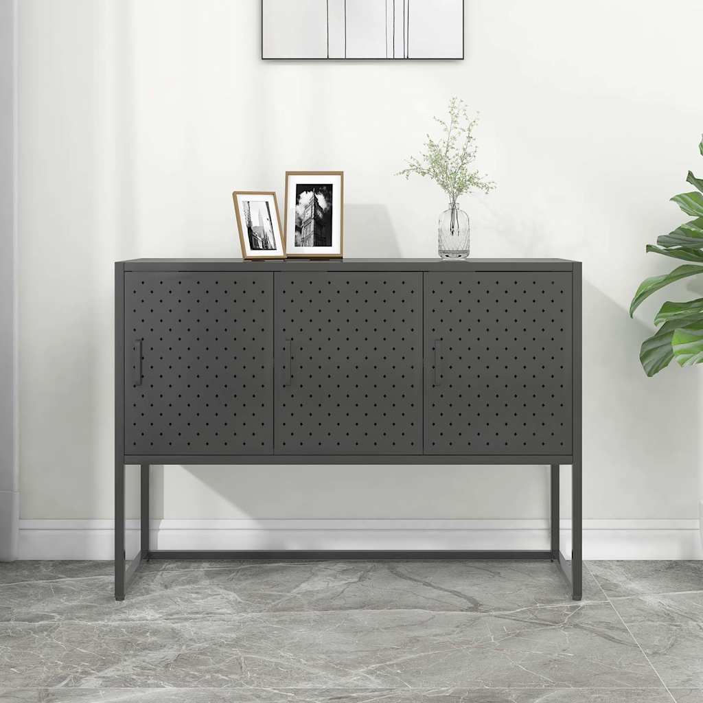 335870 vidaXL Sideboard Anthracite 105x35x75 cm Steel