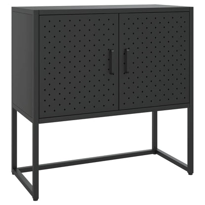 vidaXL Sideboard Black 75x35x75 cm Steel