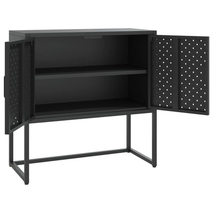 vidaXL Sideboard Black 75x35x75 cm Steel