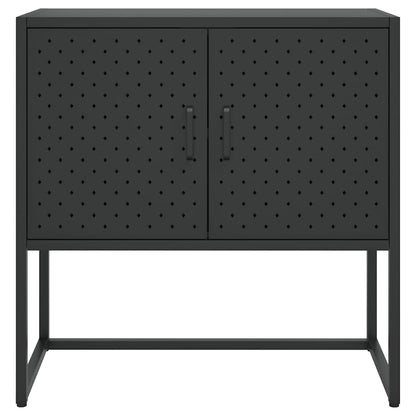 335871 vidaXL Sideboard Black 75x35x75 cm Steel
