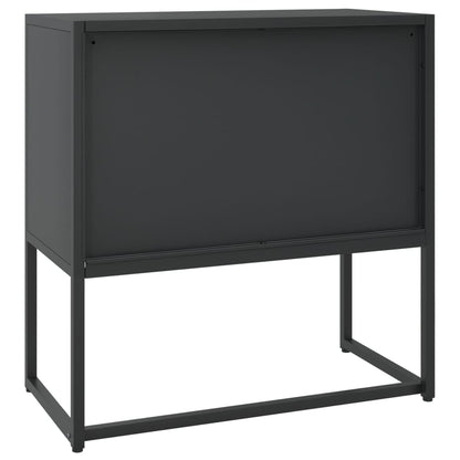 vidaXL Sideboard Black 75x35x75 cm Steel