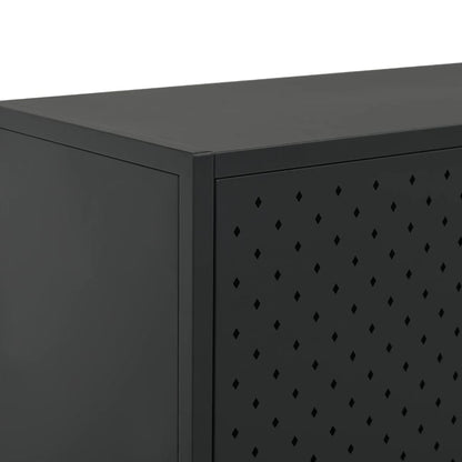 vidaXL Sideboard Black 75x35x75 cm Steel