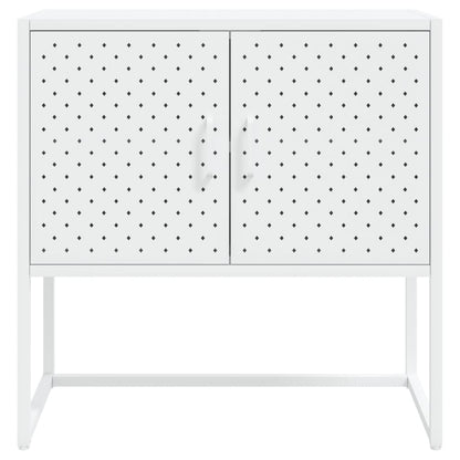 vidaXL Sideboard White 75x35x75 cm Steel