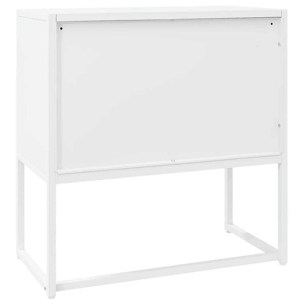 vidaXL Sideboard White 75x35x75 cm Steel