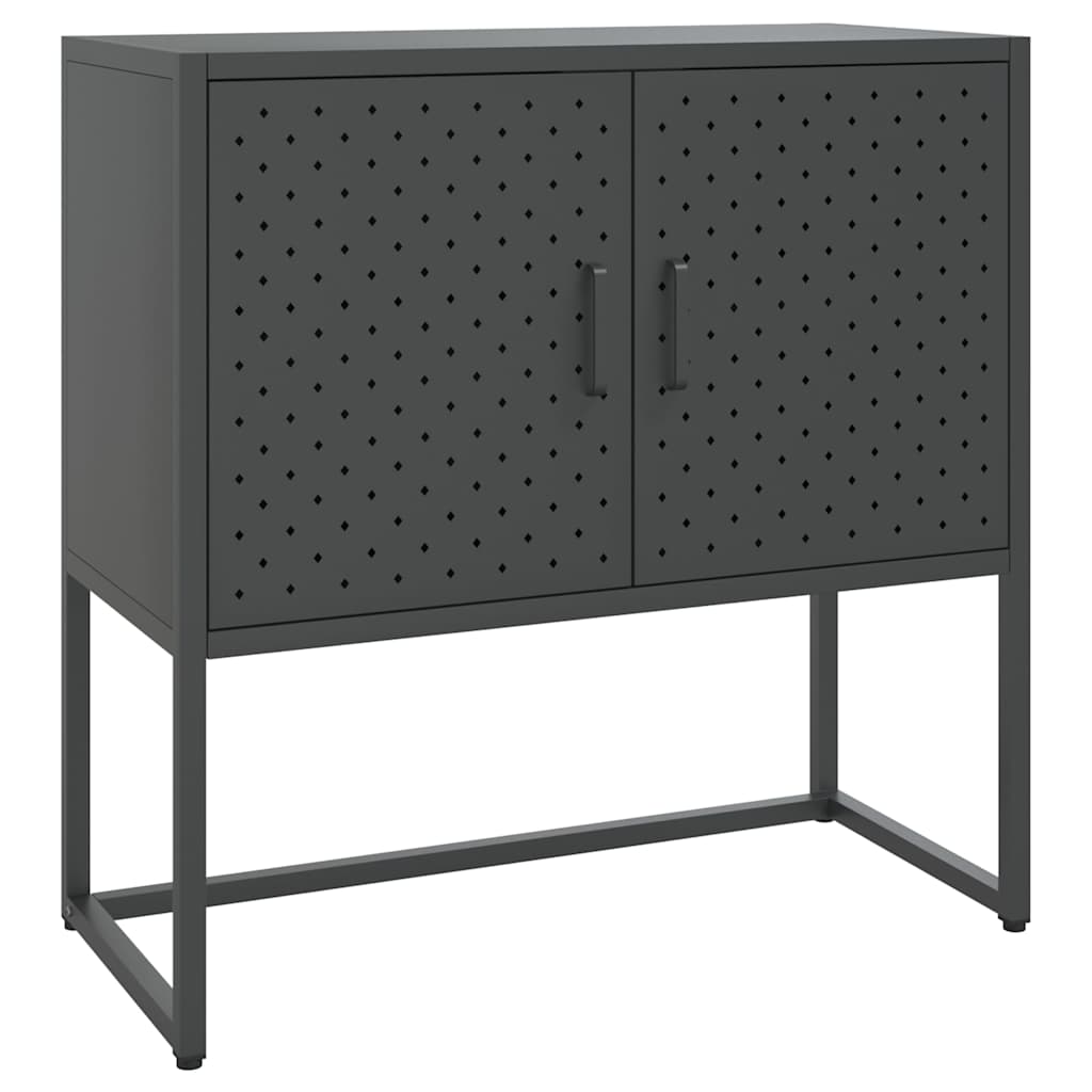 335873 vidaXL Sideboard Anthracite 75x35x75 cm Steel
