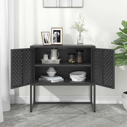 335873 vidaXL Sideboard Anthracite 75x35x75 cm Steel