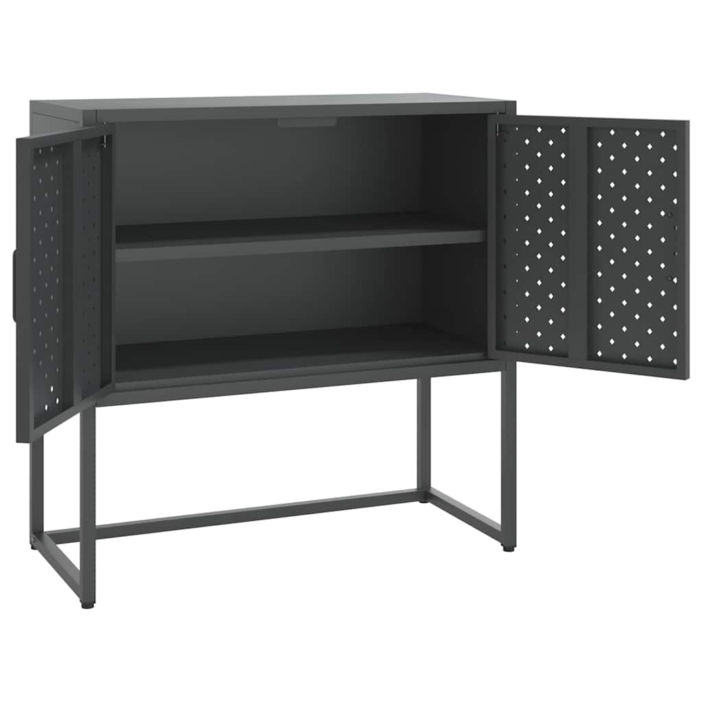 335873 vidaXL Sideboard Anthracite 75x35x75 cm Steel