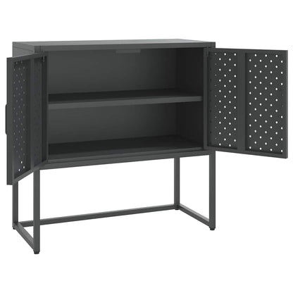 335873 vidaXL Sideboard Anthracite 75x35x75 cm Steel