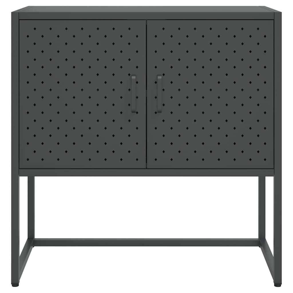 335873 vidaXL Sideboard Anthracite 75x35x75 cm Steel