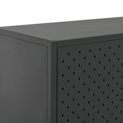 335873 vidaXL Sideboard Anthracite 75x35x75 cm Steel