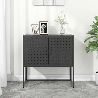 335873 vidaXL Sideboard Anthracite 75x35x75 cm Steel
