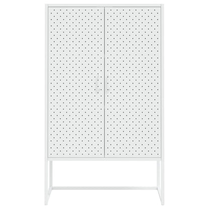 vidaXL Highboard White 80x35x135 cm Steel