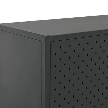 vidaXL Highboard Anthracite 80x35x135 cm Steel