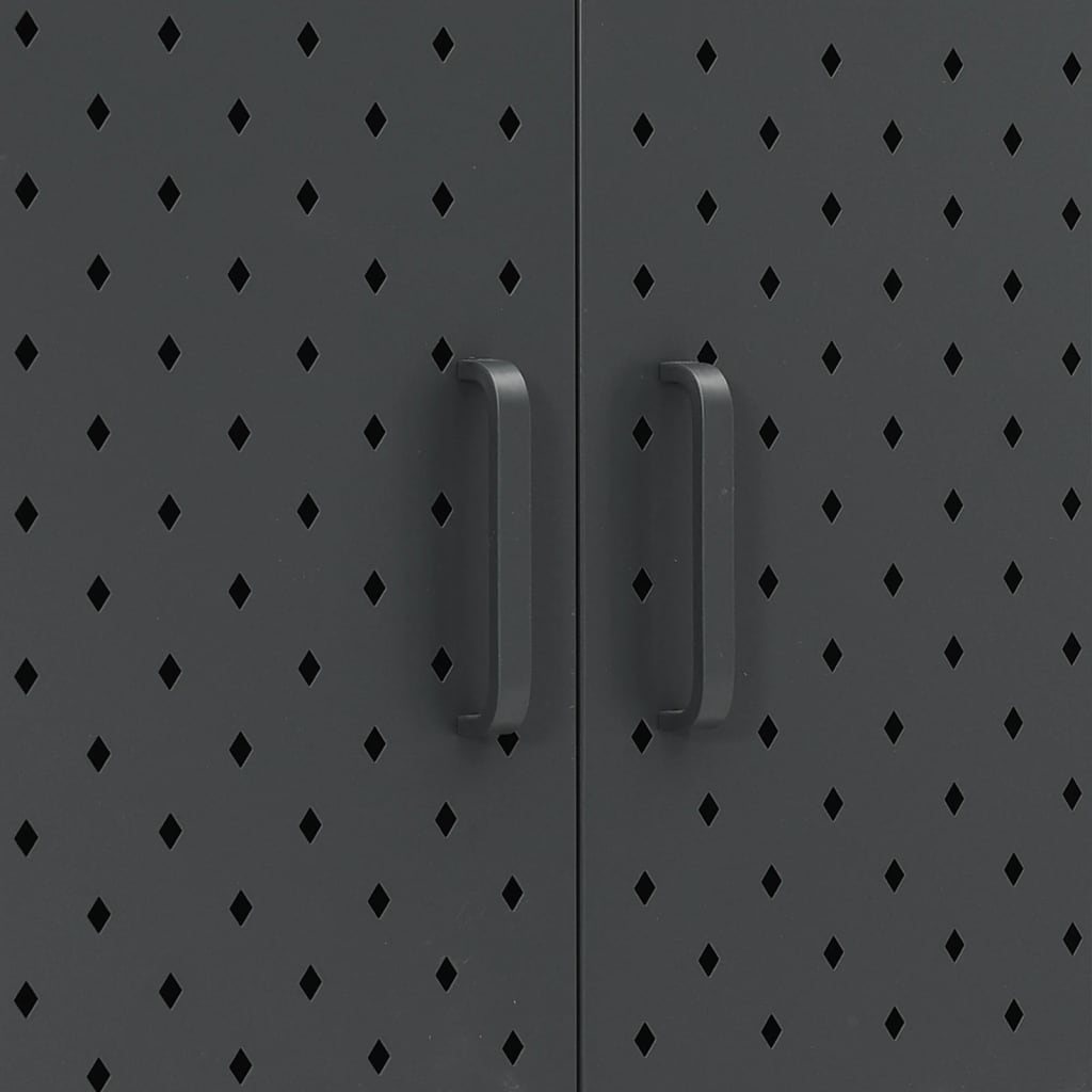 vidaXL Highboard Anthracite 80x35x135 cm Steel