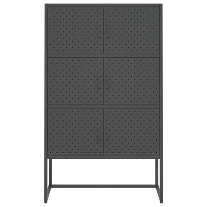 vidaXL Highboard Anthracite 80x35x135 cm Steel
