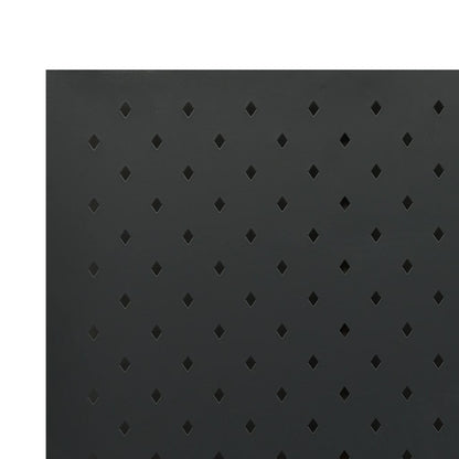 vidaXL 4-Panel Room Divider Black 160x180 cm Steel