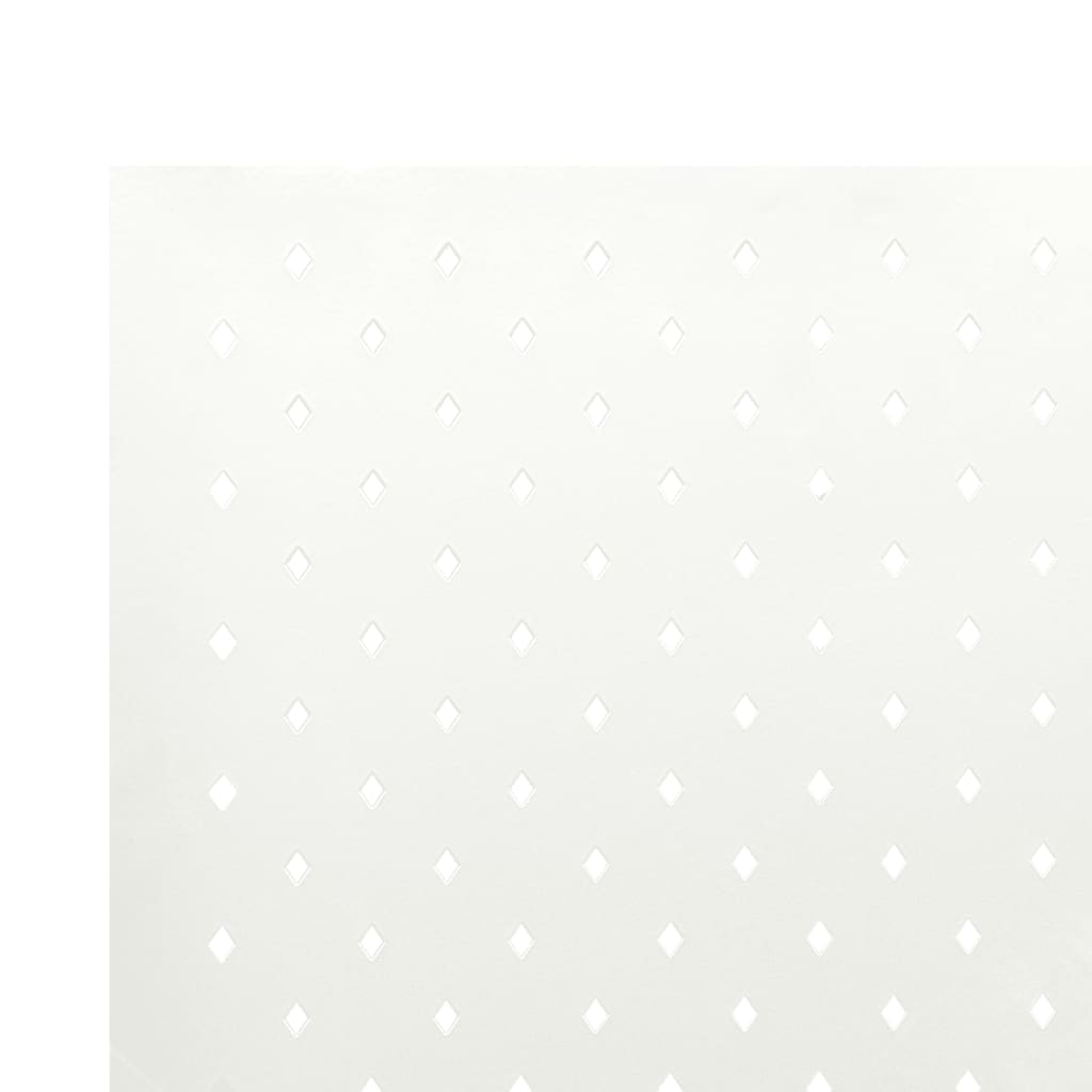 vidaXL 4-Panel Room Divider White 160x180 cm Steel