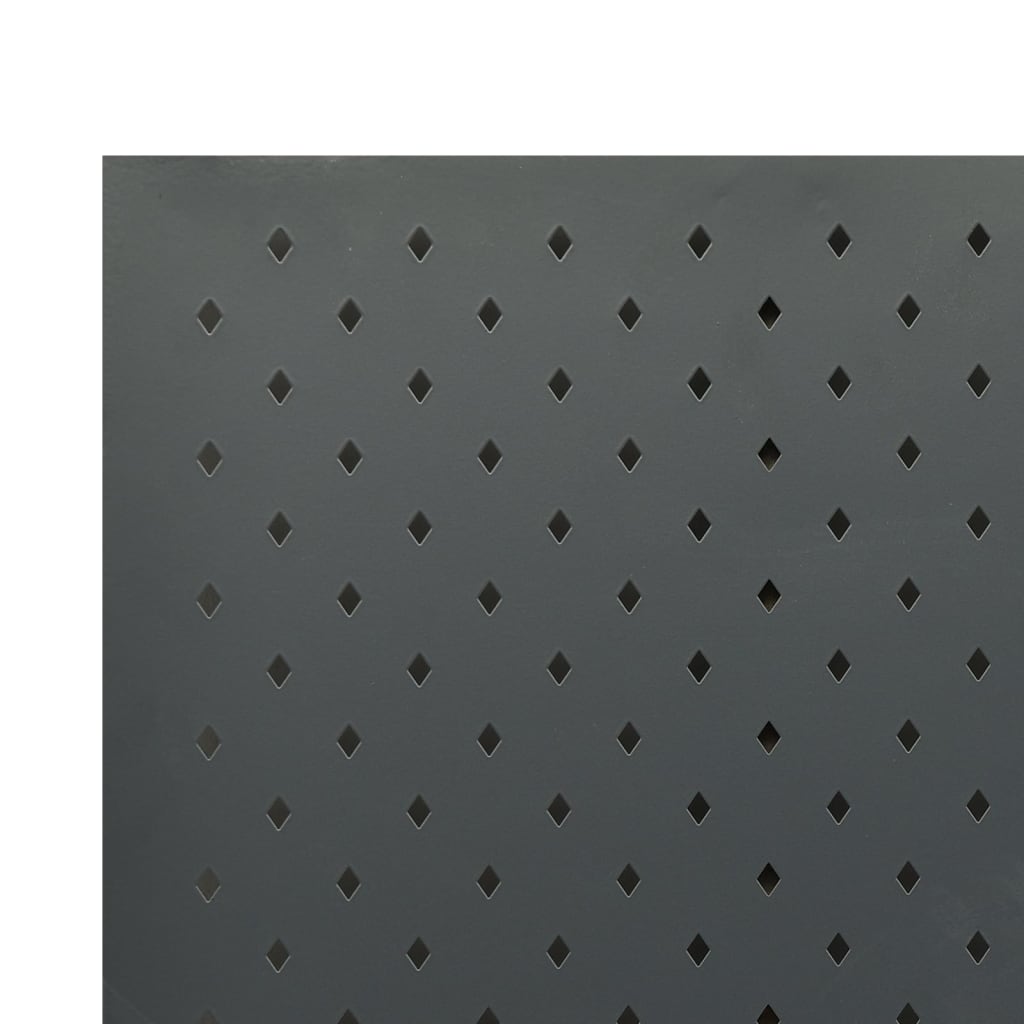 vidaXL 5-Panel Room Divider Anthracite 200x180 cm Steel