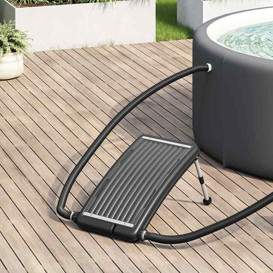 93259 vidaXL Curved Pool Solar Heating Panel 72,5x46 cm