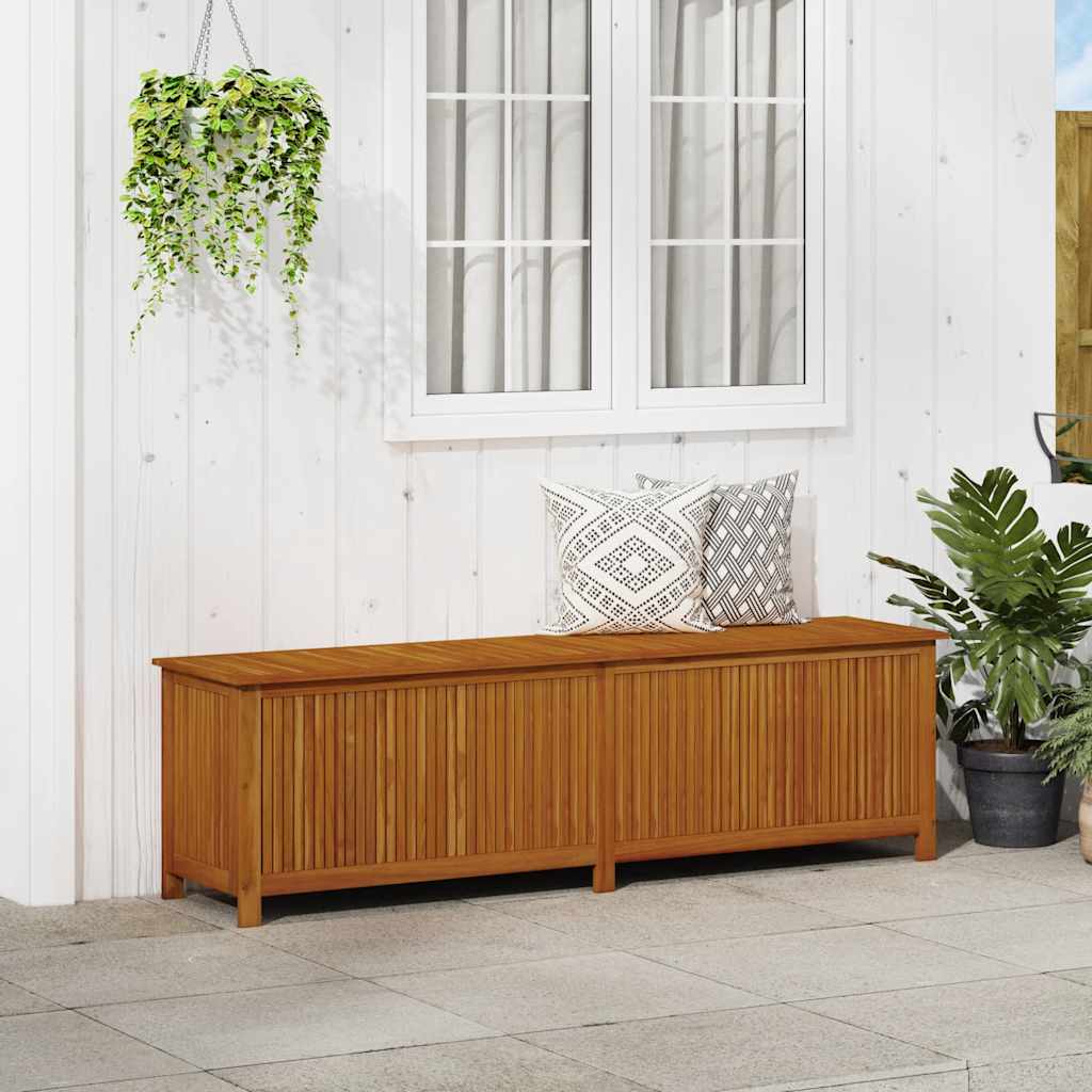 vidaXL Garden Storage Box 200x50x58 cm Solid Acacia Wood