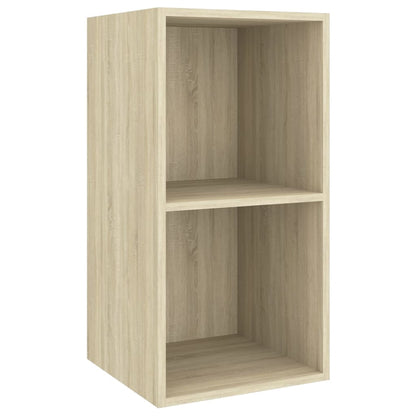 vidaXL 4 Piece TV Cabinet Set Sonoma Oak Engineered Wood