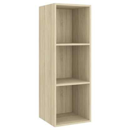 vidaXL 2 Piece TV Cabinet Set Sonoma Oak Engineered Wood