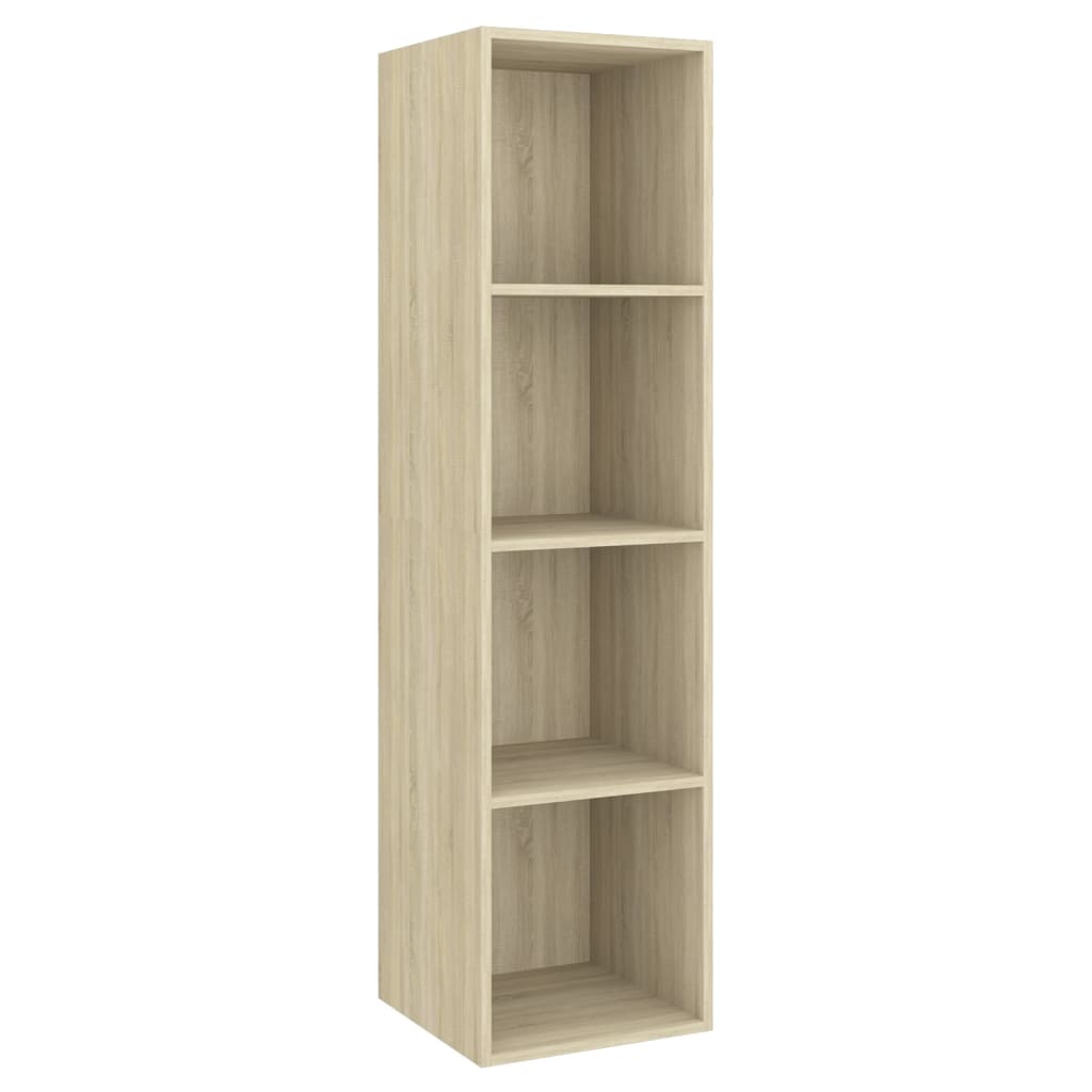 vidaXL 2 Piece TV Cabinet Set Sonoma Oak Engineered Wood