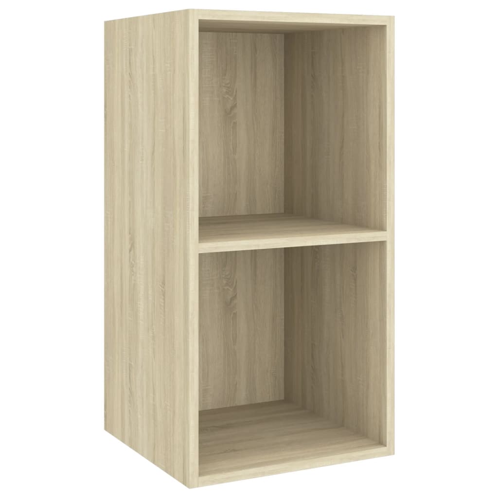 vidaXL 4 Piece TV Cabinet Set Sonoma Oak Engineered Wood