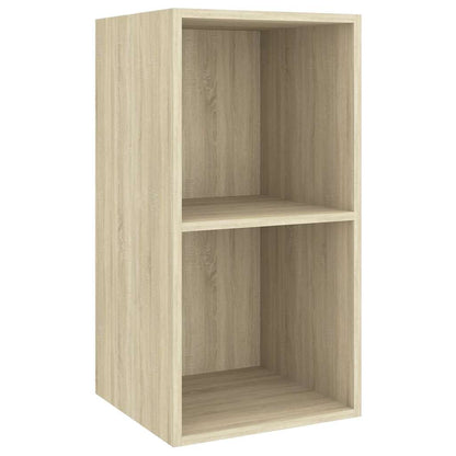 vidaXL 4 Piece TV Cabinet Set Sonoma Oak Engineered Wood