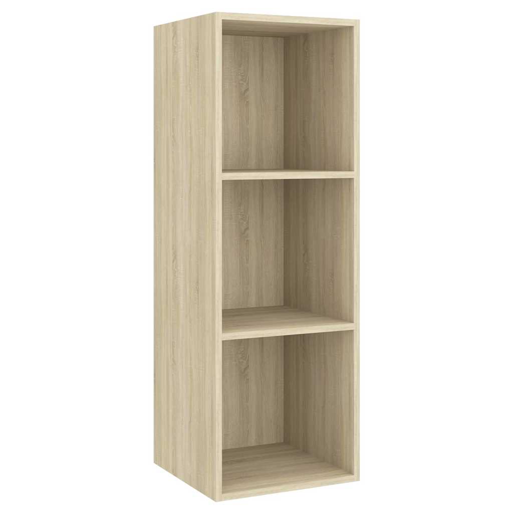 vidaXL 4 Piece TV Cabinet Set Sonoma Oak Engineered Wood