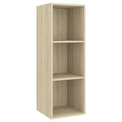 vidaXL 4 Piece TV Cabinet Set Sonoma Oak Engineered Wood