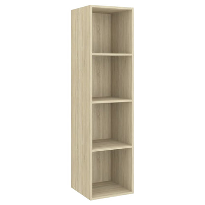vidaXL 4 Piece TV Cabinet Set Sonoma Oak Engineered Wood