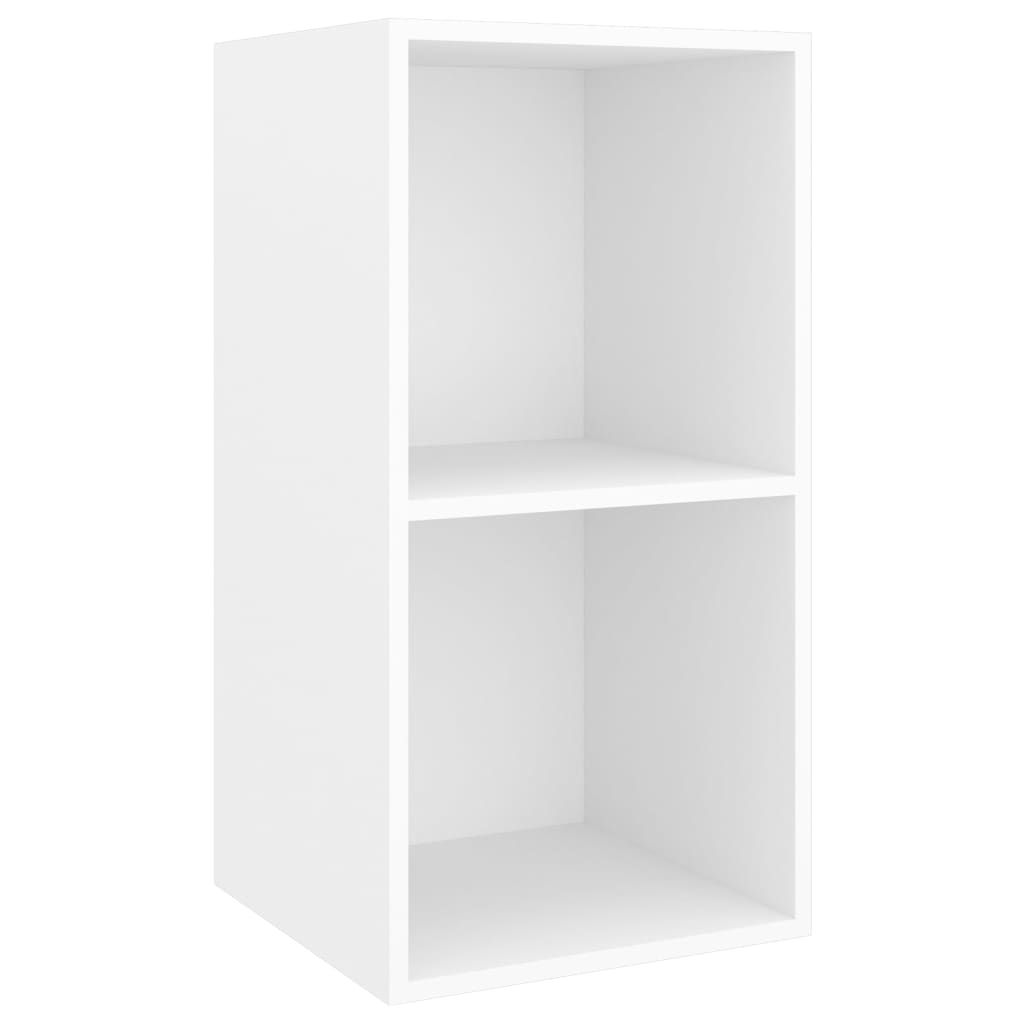 vidaXL Wall-mounted TV Cabinets 4 pcs White Engineered Wood