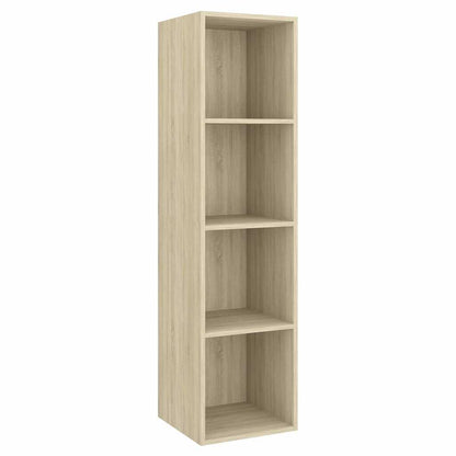 vidaXL 4 Piece Wall-mounted TV Cabinet Set Sonoma Oak Engineered Wood