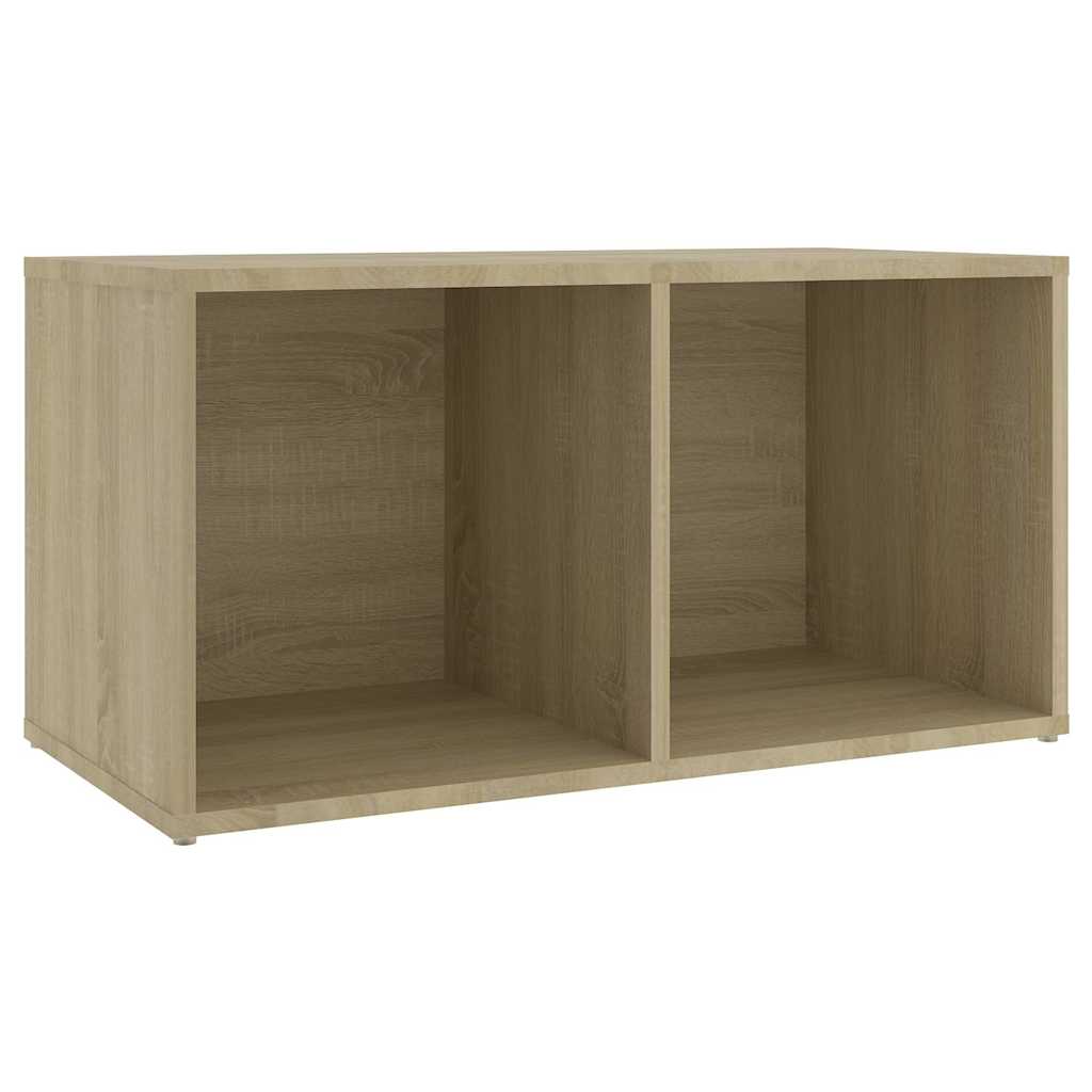vidaXL 2 Piece TV Cabinet Set Sonoma Oak 72x35x36,5 cm Engineered Wood