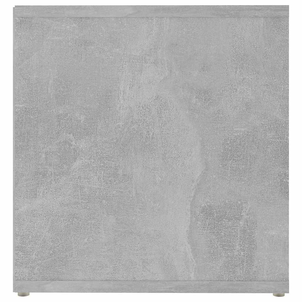 vidaXL 2 Piece TV Cabinet Set Concrete Grey 72x35x36,5 cm Engineered Wood