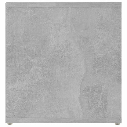 vidaXL 2 Piece TV Cabinet Set Concrete Grey 72x35x36,5 cm Engineered Wood
