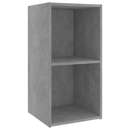 vidaXL 2 Piece TV Cabinet Set Concrete Grey 72x35x36,5 cm Engineered Wood