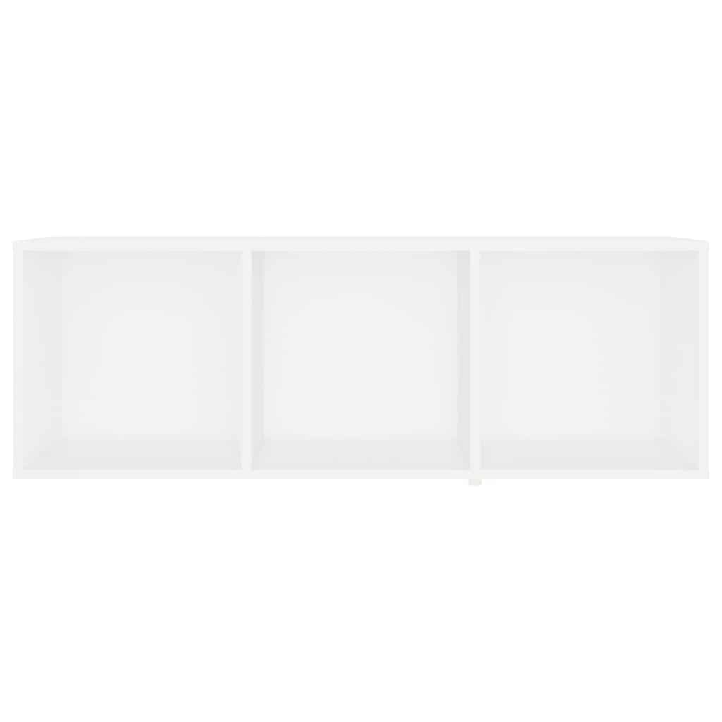 vidaXL 3 Piece TV Cabinet Set White 107x35x37 cm Engineered Wood