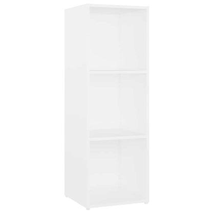 vidaXL 3 Piece TV Cabinet Set White 107x35x37 cm Engineered Wood