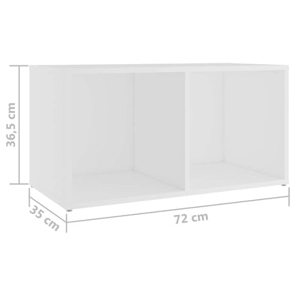 vidaXL 3 Piece TV Cabinet Set White Engineered Wood