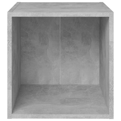 vidaXL 6 Piece TV Cabinet Set Concrete Grey Engineered Wood