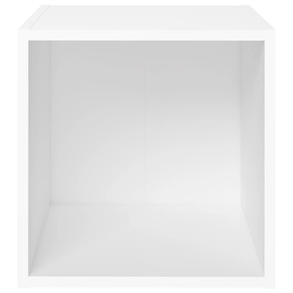 vidaXL 3 Piece TV Cabinet Set White Engineered Wood