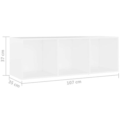 vidaXL 3 Piece TV Cabinet Set White Engineered Wood