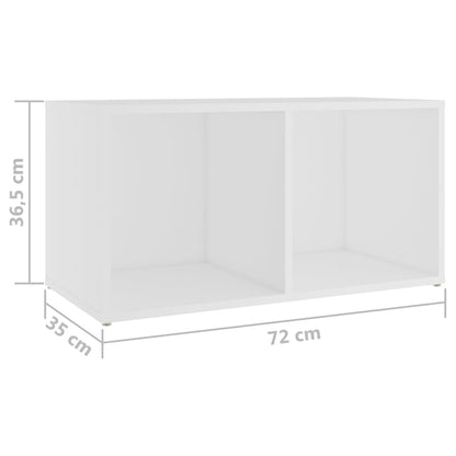 vidaXL 3 Piece TV Cabinet Set White Engineered Wood