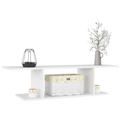 vidaXL Wall Mounted TV Cabinet White 103x30x26.5 cm
