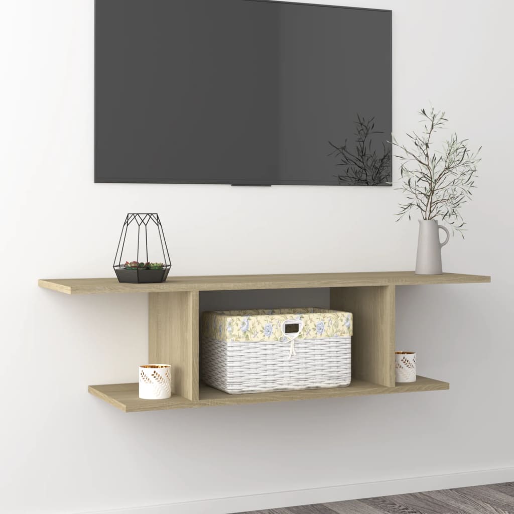 vidaXL TV Cabinet | Sonoma oak | Engineered wood | TV Cabinet | Rectangular