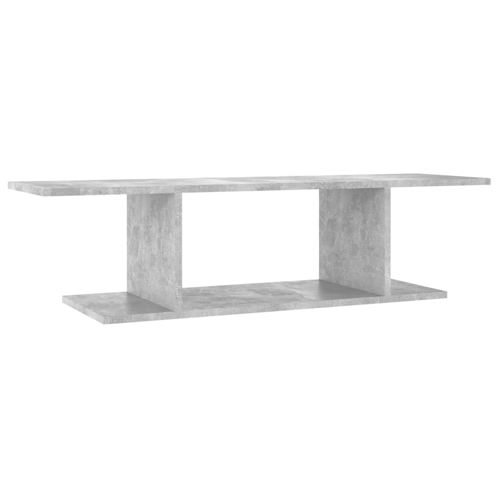 vidaXL Wall Mounted TV Cabinet Concrete Grey 103x30x26.5 cm