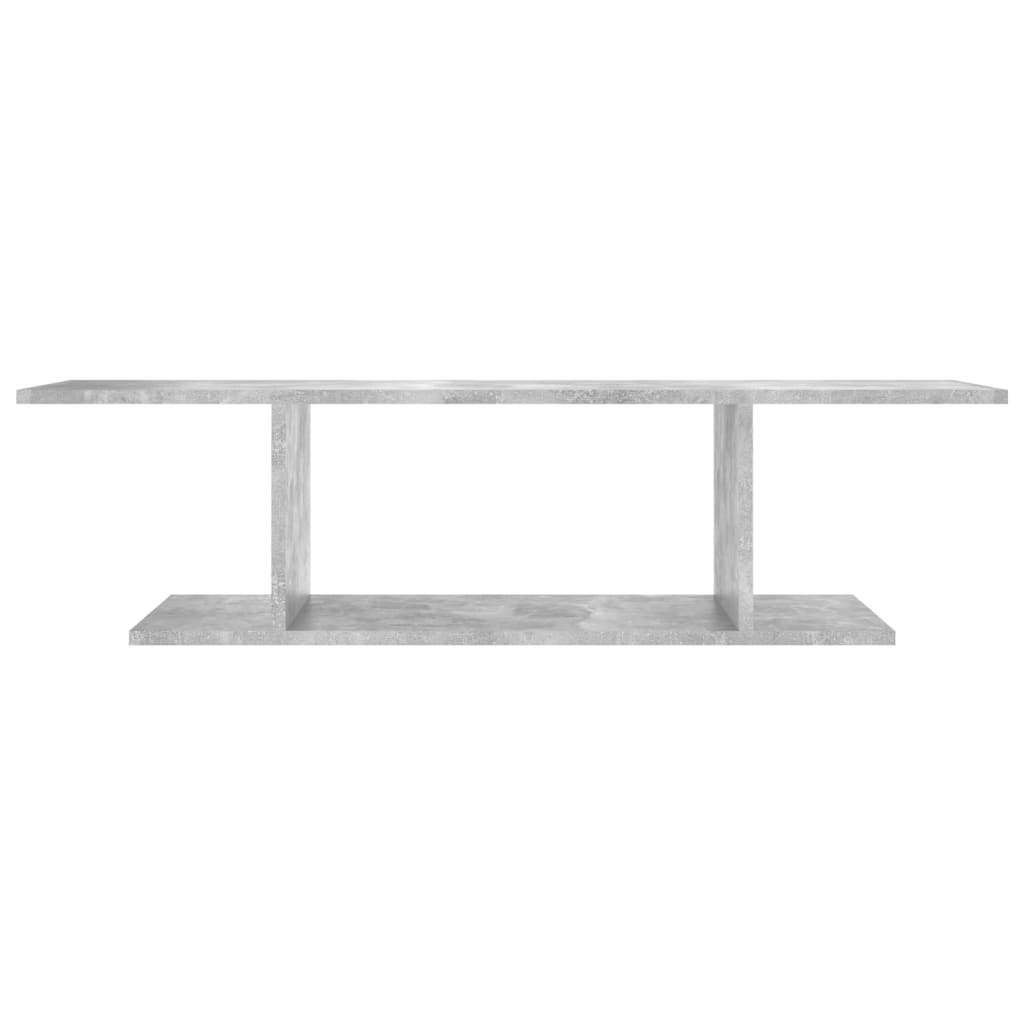vidaXL Wall Mounted TV Cabinet Concrete Grey 103x30x26.5 cm